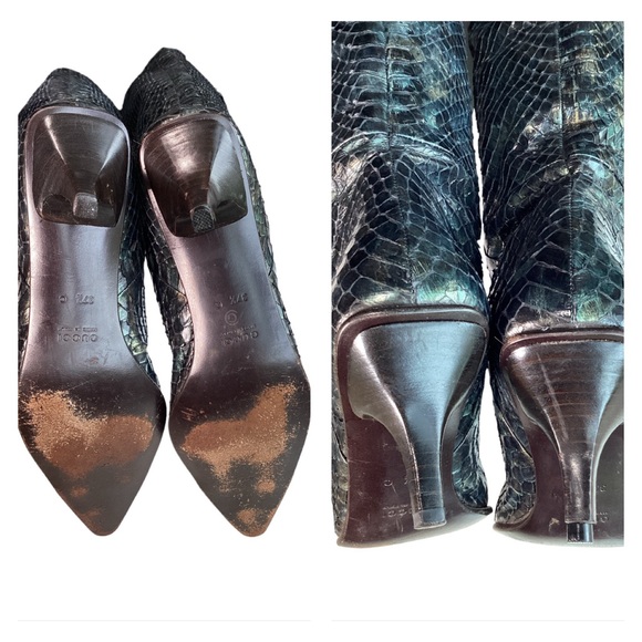 GUCCI Vintage Python Over The Knee Boots. (MC) - Picture 17 of 17